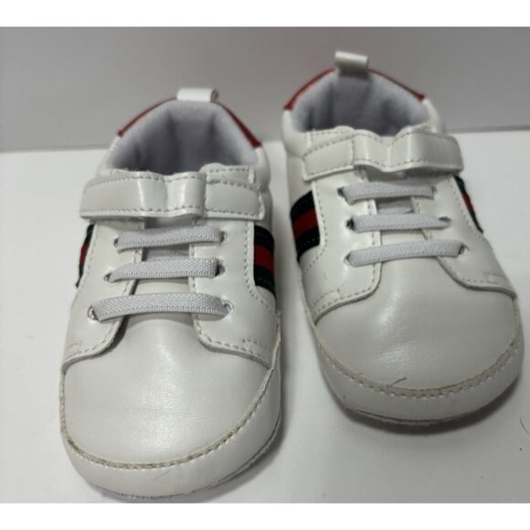 Baby Shoes Soft Sneaker Unisex Non-Slip Sole Infant First Walkers Size 3 GUC - Picture 2 of 10